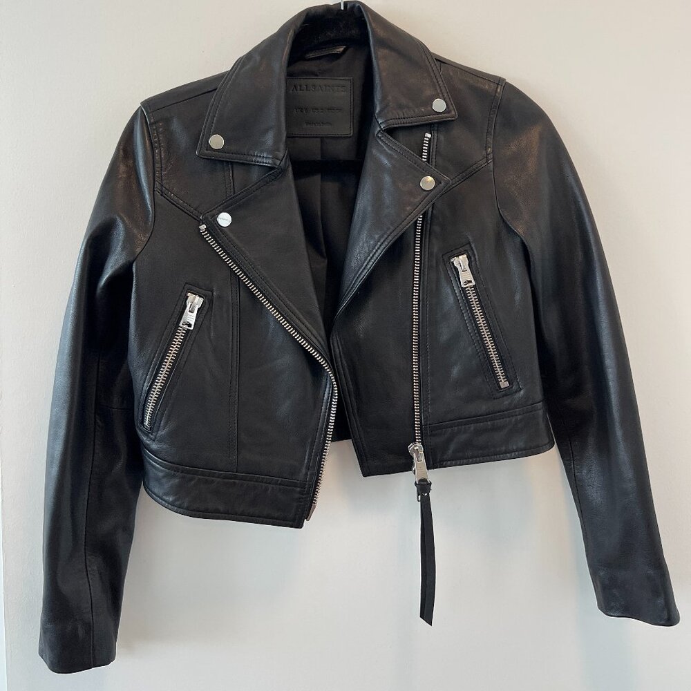 All Saints Leather Biker Jacket